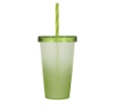 MA MAISON FUNNY-DUO BICCHIERE CON TAPPO E CANNUCCIA IN PLASTICA COLORE ASSORTITO 612 ML OKX