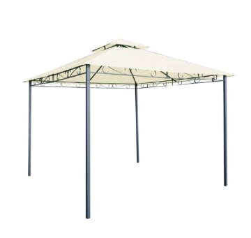 MA MAISON GAZEBO PIRAMIDE COPERTURA IN POLESTERE STRUTTURA IN METALLO VERNICIATO IN POLVERE 3X3 MT OKX