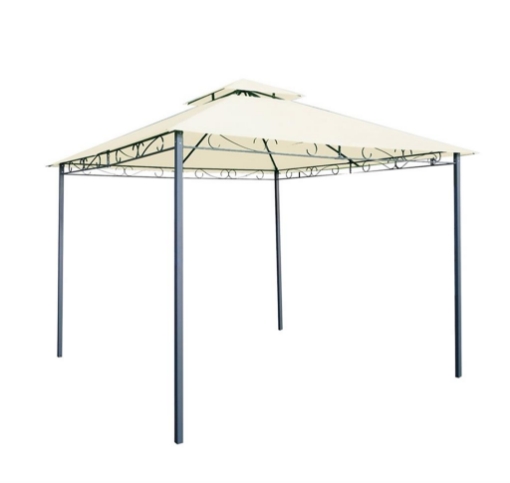 MA MAISON GAZEBO PIRAMIDE COPERTURA IN POLESTERE STRUTTURA IN METALLO VERNICIATO IN POLVERE 3X3 MT OKX