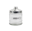 MA MAISON HOME BARATTOLO IN VETRO CON RILIEVO COPERCHIO IN ALLUMINIO SCRITTA ASSORTITA 280 ML