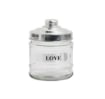 MA MAISON HOME BARATTOLO IN VETRO CON RILIEVO COPERCHIO IN ALLUMINIO SCRITTA ASSORTITA 280 ML