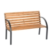 MA MAISON PANCHINA CLASSICA DA GIARDINO CON ASSI IN LEGNO E STRUTTURA IN FERRO122X58X78H CM OKX