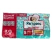 PAMPERS BABY-DRY MUTANDINO SUPER SCORTA SISTEMA DI BARRIERE STOP AND PROTECT JUNIOR 12-18 KG 39 PANNOLINI 12H ASCIUTTO OKX