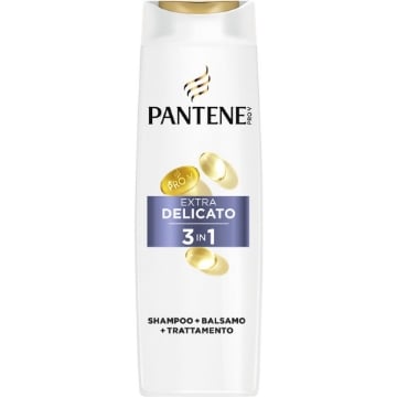 PANTENE PRO-V SHAMPOO+BALSAMO+TRATTAMENTO EXTRA DELICATO 3 IN 1 250 ML OKX