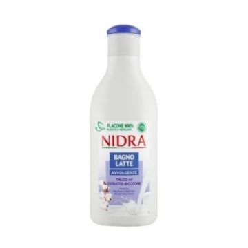 NIDRA BAGNO LATTE FOMATO 750 ML TALCO ED ESTRATTO DI COTONE - ADDOLCENTE 