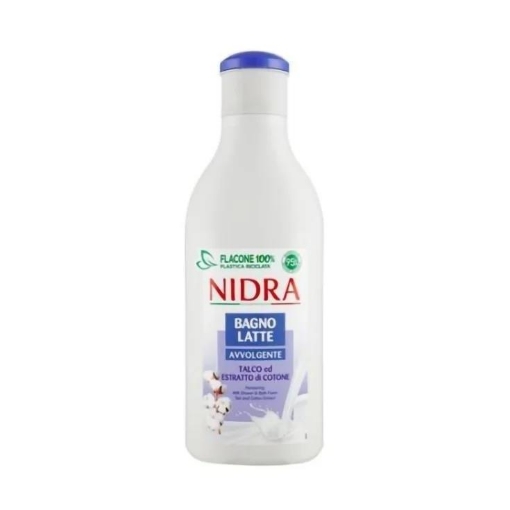 NIDRA BAGNO LATTE FOMATO 750 ML TALCO ED ESTRATTO DI COTONE - ADDOLCENTE 