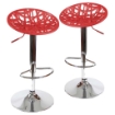 SET 2 SGABELLI ROMA IN ABS 41 X 68 X 90 CM IN COLORE ROSSO
