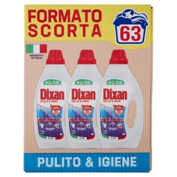 DIXAN DETERSIVO LIQUIDO IN FORMATO DA 3X21 LAVAGGI CLASSICO