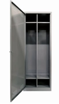 ARMADIO SPOGLIATOIO IN METALLO CON 1 ANTA 60 X 40 X H167 CM