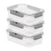 MA MAISON SET 3 CONTENITORI WEEKLY FRESH RETTANGOLARI 900 ML COPERCHI SALVAFRESCHEZZA E INDICATORE GIORNO DELLA SETTIMANA 