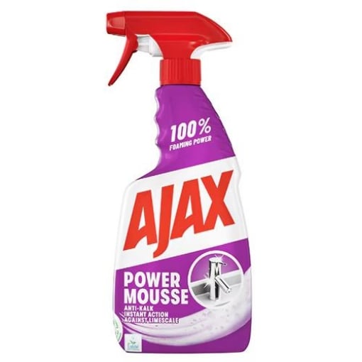 AJAX  POWER MOUSSE ANTI CALCARE 600 ML PER SUPERFICI DETERGENTE PER PULIZIA VELOCE OKX