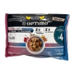 OPTIMO ADULT BOCCONCINI 2X TONNO E ACCIUGHE 2X SALMONE ALIMENTO PRELIBATO SENZA CONSERVANTI E COLORANTI 4X100 G OKX