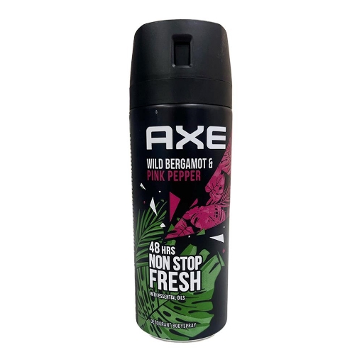 AXE DEODORANTE 48H DI FRESCHEZZA NO STOP CON OLI ESSENZIALI SPRAY PER IL CORPO CON BERGAMOTTO E PEPE ROSA 150 ML OKX