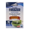 MAURY'S SACCHETTI FREEZER CON LEGACCI DI CHIUSURA ED ETICHETTA PRESTAMPATA 90 SACCHETTI MAXI SPESSORE 23X32 CM OKX