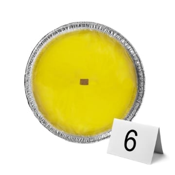 MAURY'S SET 6 CANDELE ALLA CITRONELLA BASE IN ALLUMINIO STOPPINO IN FIBRA DI LEGNO PRESSATO 16,5 CM
