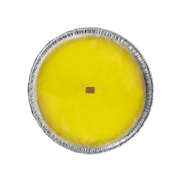 MAURY'S CANDELA ALLA CITRONELLA BASE IN ALLUMINIO STOPPINO IN FIBRA DI LEGNO PRESSATO 16,5 CM