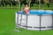 BESTWAY SCALETTA DI SICUREZZA PER PISCINE 76X124,5X191,5 DESIGN "FLIP AND LOCK"- 58332-6 PER PISCINE 132 CM 