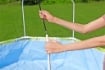 BESTWAY PISCINA FUORI TERRA SPLASH-IN-SHADE CON PARASOLE UV CAREFUL DA  244 X 244 X 51 CM / 1688 LITRI - 56432-5 