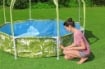 BESTWAY PISCINA FUORI TERRA SPLASH-IN-SHADE CON PARASOLE UV CAREFUL DA  244 X 244 X 51 CM / 1688 LITRI - 56432-5 