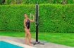 BESTWAY DOCCIA SOLARE CM.60X60X218,20 L.CON MISCELATORE,DOCCINO REGOLABILE SERBATOIO NERO SFRUTTA IL CALORE SOLARE 