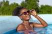 BESTWAY PISCINA FAST SET FORMA ROTONDA 4,57 M X 1,07 CM GRAFICA A LINEE CURVE  CAP. 12.362 L + 1 POMPA + 1 CARTUCCIA + 1 SCALETTA