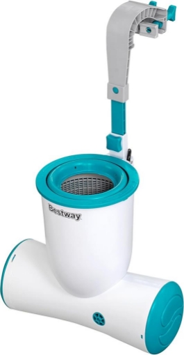 BESTWAY POMPA DI FILTRAGGIO SKIMATIC DA 3.974L/H,FILTRO CARTUCCIA 58012 (III) BIANCA - 58469-7 