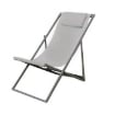 SDRAIO AVANA STRUTTURA IN ALLUMINIO E TEXTILENE COLORE TAUPE 126.5HX26X57 CM OKX