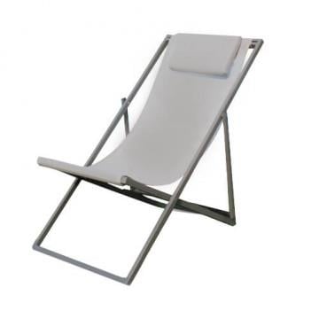 SDRAIO AVANA STRUTTURA IN ALLUMINIO E TEXTILENE COLORE TAUPE 126.5HX26X57 CM OKX