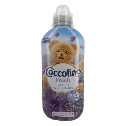 COCCOLINO AMMORBIDENTE CONCENTRATO FRESH FINO A 100 GIORNI DI FRESCHEZZA CON LAVANDA MEDITERRANEA 41 LAVAGGI 952 ML OKX