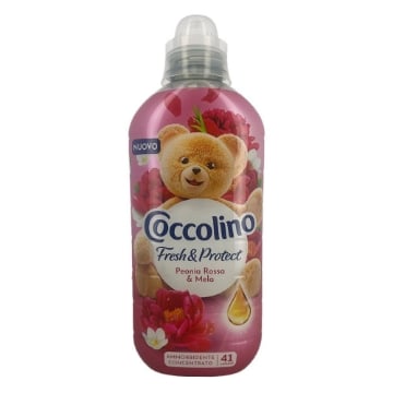 COCCOLINO AMMORBIDENTE CONCENTRATO FRESH & PROTECT CON POENIA ROSSA E MELA 41 LAVAGGI 952 ML OKX