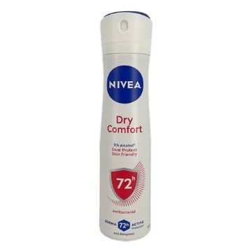 NIVEA DEODORANTE SPRAY 0% ALCOL ADATTO ALLA PELLE 72H DI PROTEZIONE ANTIBATTERICO ANTI-TRASPIRANTE 150 ML OKX