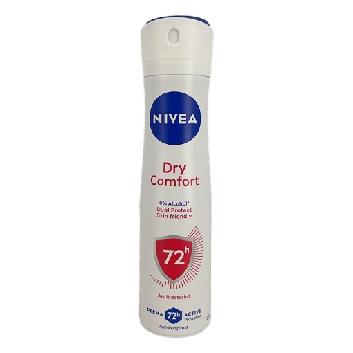 NIVEA DEODORANTE SPRAY 0% ALCOL ADATTO ALLA PELLE 72H DI PROTEZIONE ANTIBATTERICO ANTI-TRASPIRANTE 150 ML OKX