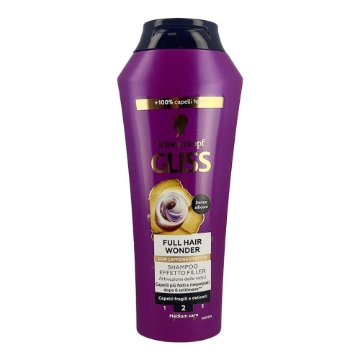 GLISS FULL HAIR WONDER SHAMPOO EFFETTO FILLER ATTIVAZIONE DELLE RADICI CON CAFFEINA E PEPTIDI PER CAPELLI FRAGILI E DELICATI 250 ML OKX