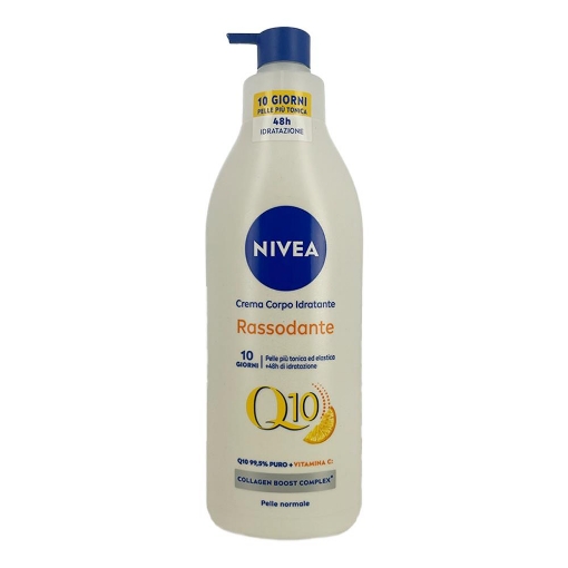 NIVEA CREMA LATTE RASSODANTE 48H DI IDRATAZIONE CON Q10+VITAMINA C PELLE PIÙ TONICA ED ELASTICA PER PELLE NORMALE 400 ML OKX