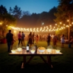 SET 60 CANDELE ALLA CITRONELLA BASE IN ALLUMINIO PER USO ESTERNO CON SPAGO DURATA +10H 