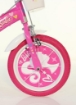 BICICLETTA BARBIE DA 16" CON ROTELLE IN COLORE BIANCO E ROSA PER BAMBINA