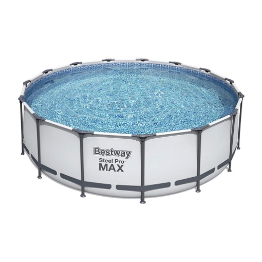 BESTWAY STEEL PRO MAX PISCINA FUORI TERRA TONDA Ø 457 X 122 CM BIANCA