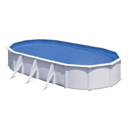 GRE FIDJI PISCINA OVALE  CON FILTRO A SABBIA 730 X 375 X 120 CM