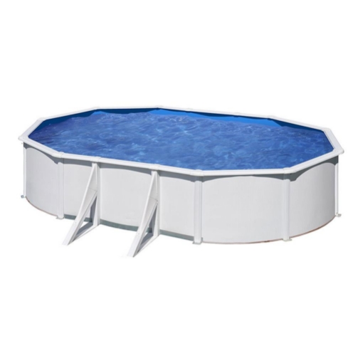 GRE FIDJ PISCINA OVALEI CON FILTRO A SABBIA 610 X 375 X 120 CM