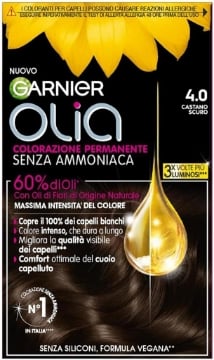 GARNIER OLIA TINTA CAPELLI 4.0 CASTANO SCURO 