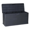 BAULE MULTIBOX DA ESTERNO 280 LT EFFETTO LEGNO ANTRACITE 117X45XH56 USATO COME NUOVO 