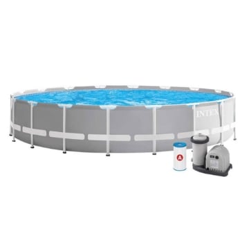 INTEX PRISMA FRAME PISCINA FUORI TERRA CON STRUTTURA TONDA 549 X 122 CM