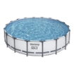BESTWAY STEEL PRO MAX PISCINA FUORI TERRA TONDA Ø 549 X 122 CM BIANCA