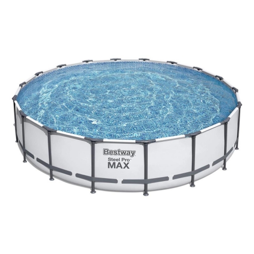 BESTWAY STEEL PRO MAX PISCINA FUORI TERRA TONDA Ø 549 X 122 CM BIANCA