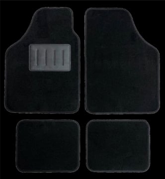 MAURY'S SET TAPPETI AUTO CLASSIC UNIVERSALI SAGOMABILI 4 PZ MOQUETTE CON
