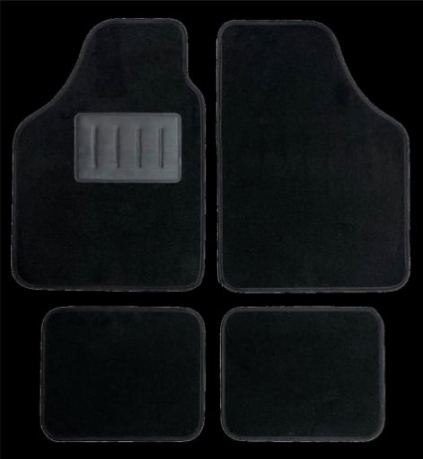 MAURY'S SET TAPPETI AUTO CLASSIC UNIVERSALI SAGOMABILI 4 PZ MOQUETTE CON