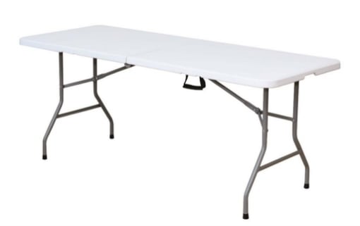 MAURY'S TAVOLO PICNIC RETTANGOLARE PIEGHEVOLE CAMPING 181 X 74 X H74 CM