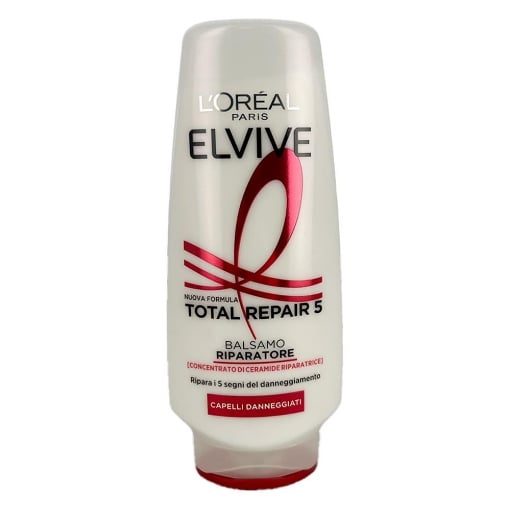 L'OREAL PARIS ELVIVE TOTAL REPAIR BALSAMO PROTETTORE CONCENTRATO DI CERAMIDE RIPARATRICE PER CAPELLI DANNEGGIATI 200 ML OKX