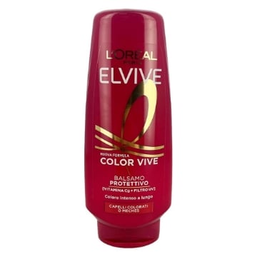 L'OREAL PARIS ELVIVE NUOVA FORMULA BALSAMO PROTETTIVO CON VITAMINA CG + FILTRO UV PER CAPELLI COLORATI E MECHES 200 ML OKX