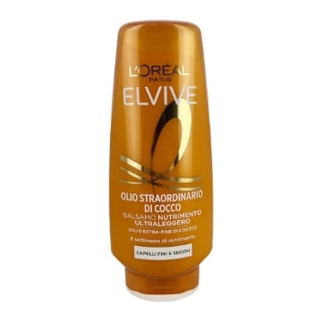 L'OREAL PARIS ELVIVE BALSAMO NURTIMENTO ULTRALEGGERO CON OLIO EXTRA-FINE DI COCCO 8 SETTIMANE DI NUTRIMENTO PER CAPELLI FINI E SECCHI 200 ML OKX